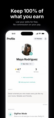 Gig: Hire Local Help & Pros Screenshot 5 of 7