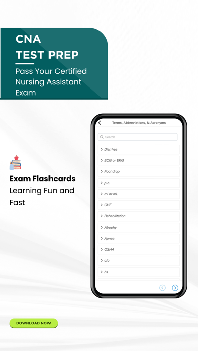 CNA Practice Test Prep Genie Screenshot