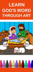 Bible Coloring Book for Kids screenshot
