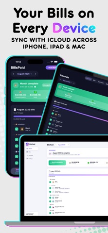 BillsPaid: Bill Tracker screenshot