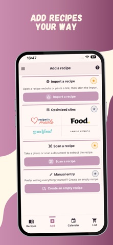 KitchenPlan: recettes cuisine Screenshot 2 of 5