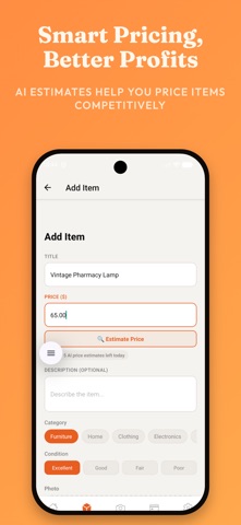 VendorSnap: Crosslist & POS iPhone screenshot