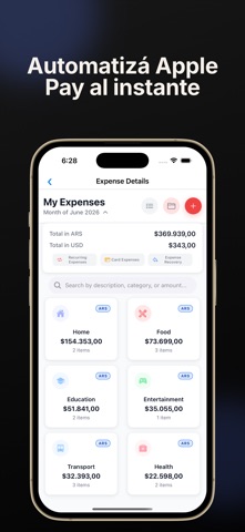 MoneyTrack, Control de Gastos screenshot