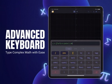 Graphing Calculator MathSolver iPad screenshot
