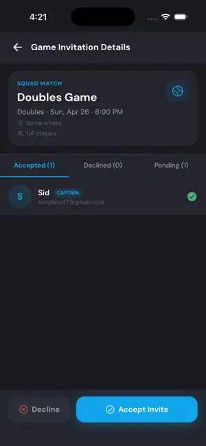 TennisTime App screenshot 3