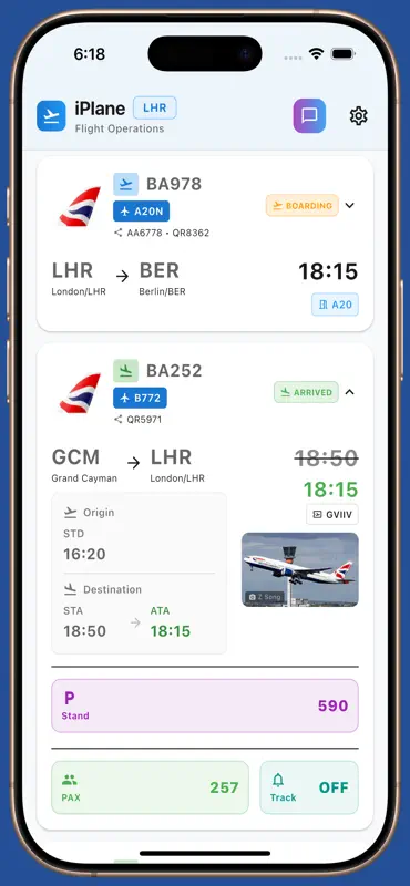 Heathrow Airport iPlane screenshot 2 of 5