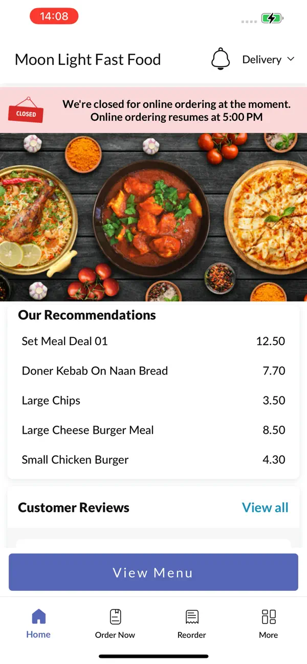 Screenshot #2 pour Moon Light Fast Food