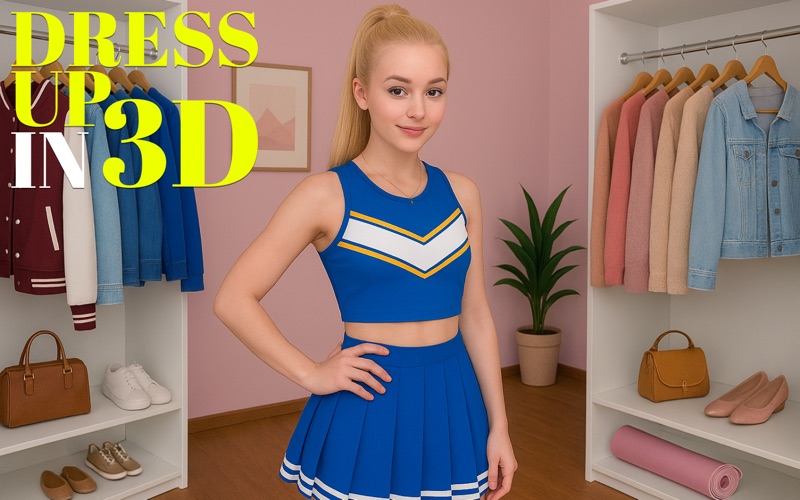 High School Girl Dress Up 3D app screenshot