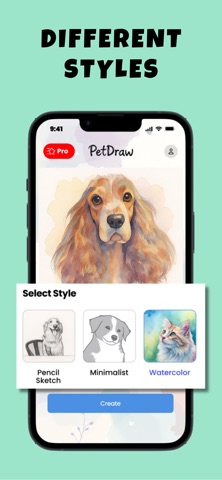 Petdraw: Pet Photo Art Editor iPhone screenshot