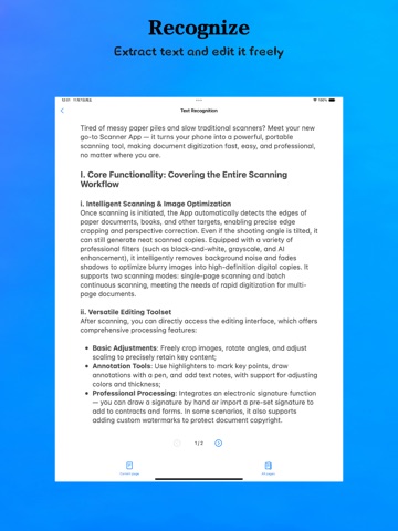 PDF Scanner : Scan Documents` iPad screenshot