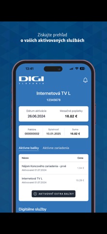 Moja DIGI screenshot