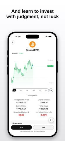 CryptoSens - Learn to Invest Screenshot 5 of 5