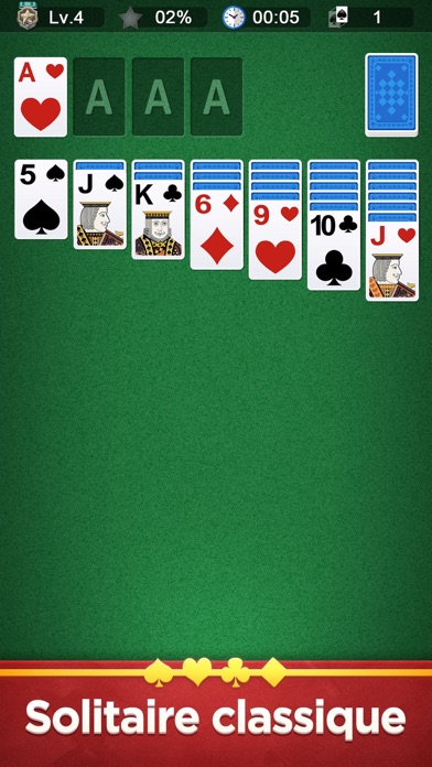 Screenshot #1 pour Solitaire classique．