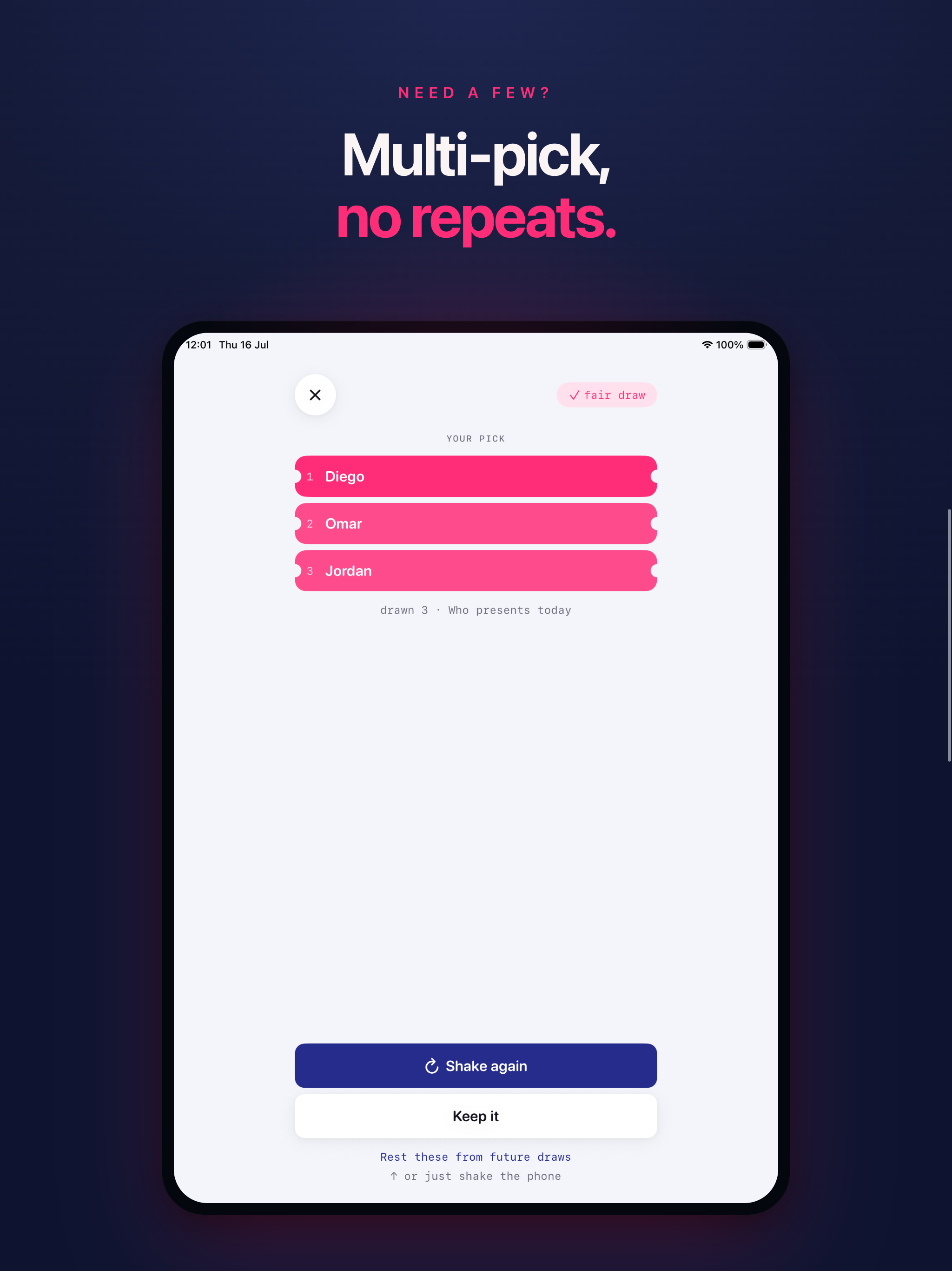 dunno. random decision picker screenshot 8