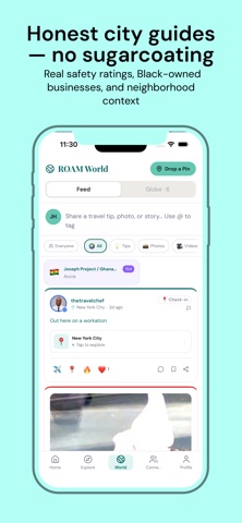 ROAM BLK - Black Travel Guide screenshot