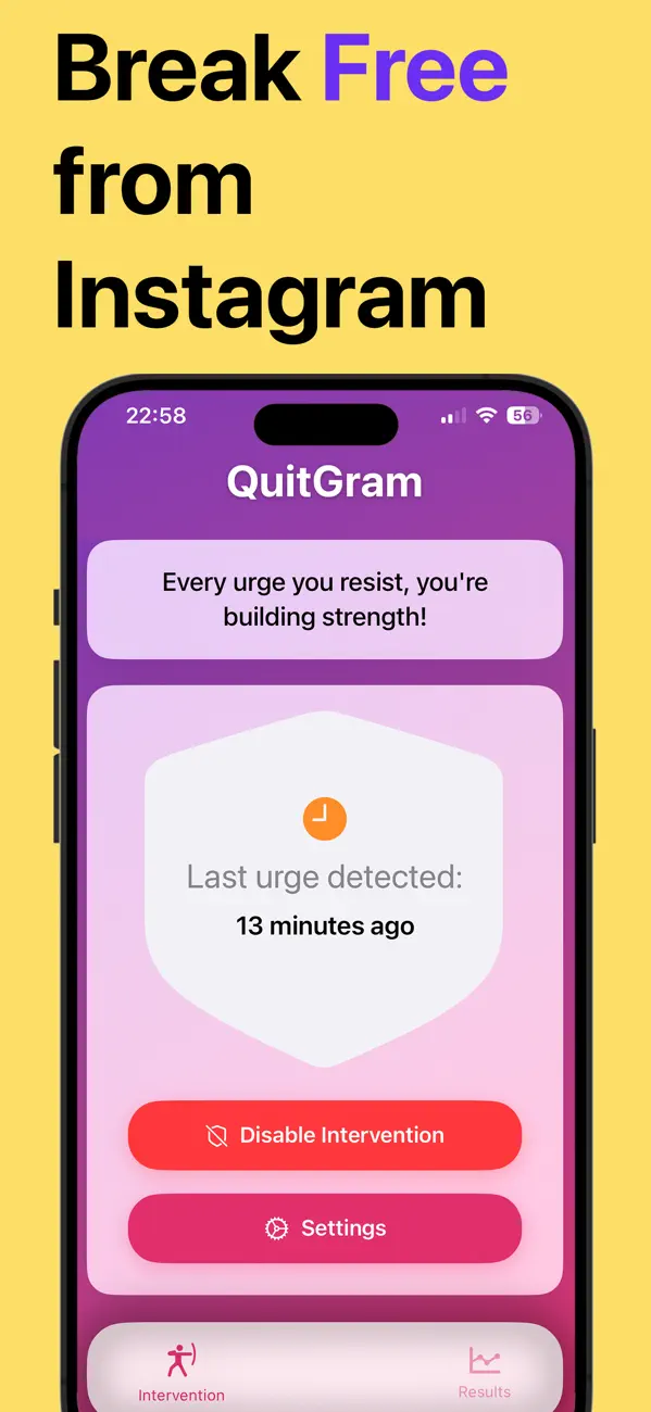 Screenshot #1 pour QuitGram