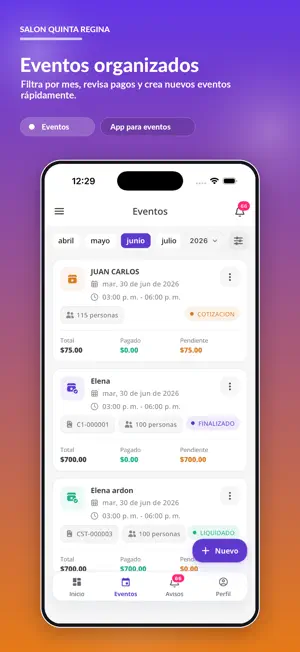 Event Control screenshot 2