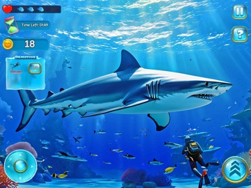 Shark Attack Survival Games iPad screenshot