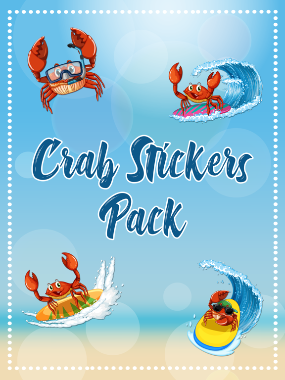 Screenshot #4 pour Crab Stickers Pack