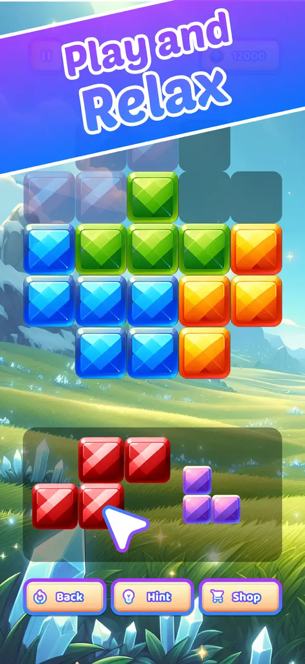 Screenshot #1 pour Gemstone - Block Puzzle