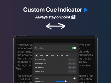 Teleprompter - InCue iPad screenshot