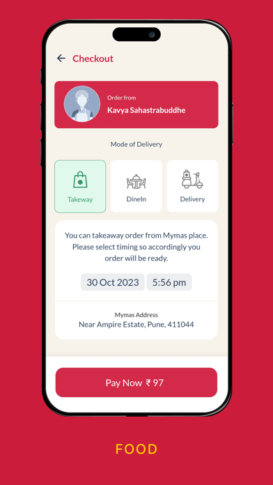 Myma - Home Cooked Food Screenshot