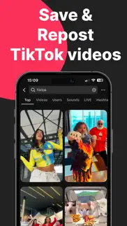 tikdown: save & repost videos iphone screenshot 1