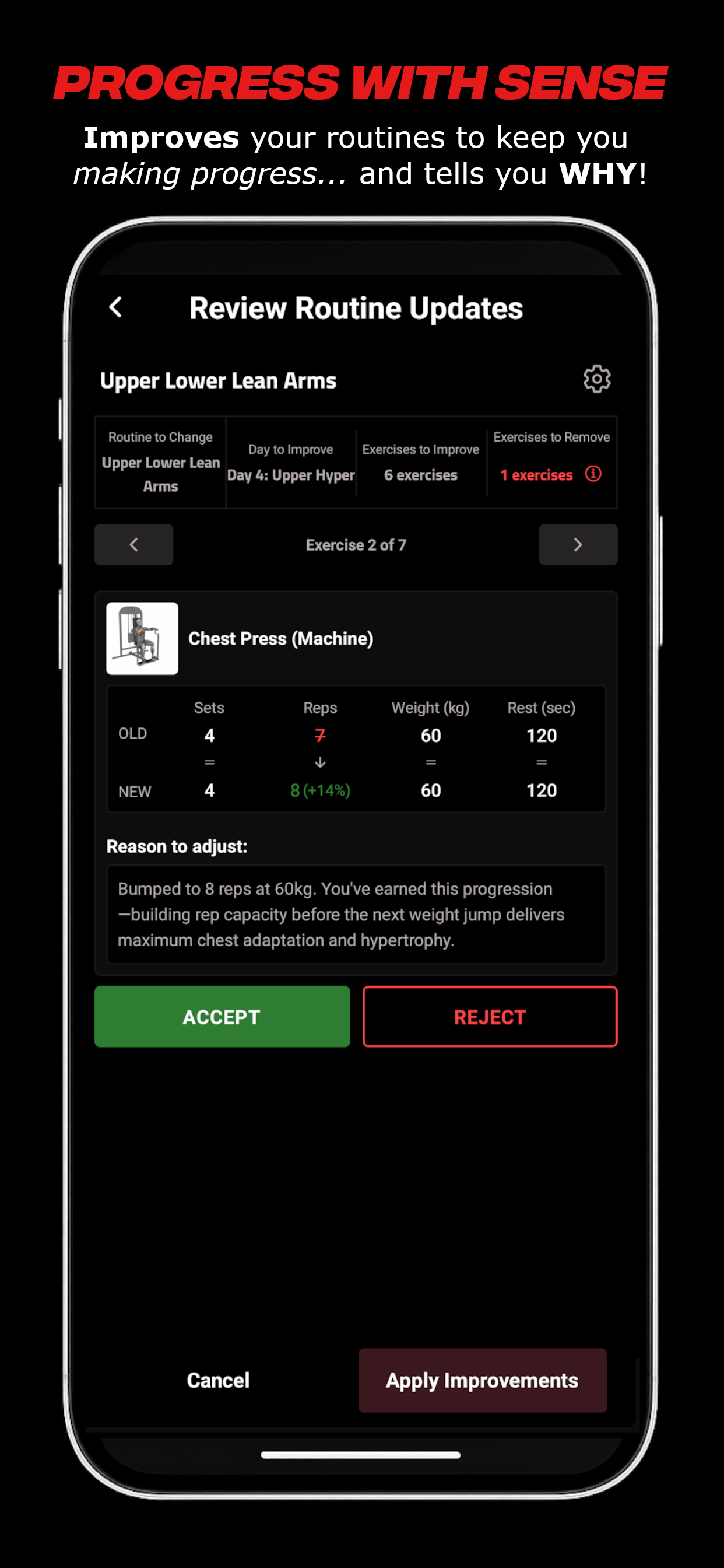 APEX: Lifting and Diet Coach screenshot 2