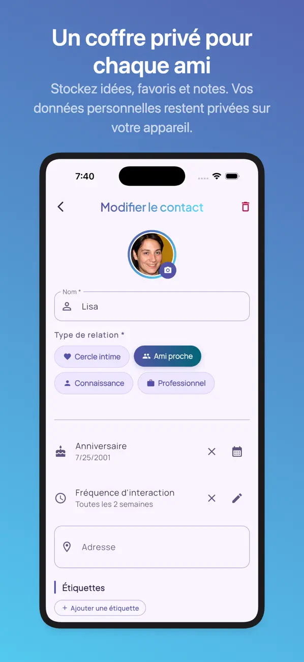 Screenshot #2 pour FriendVault