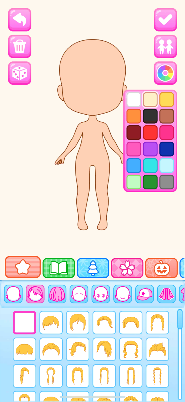 Chibi Muñecas Juego para Niñas screenshot 9