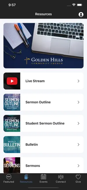 Golden Hills Community Church screenshot 2