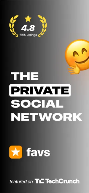 Favs: Private Social Network screenshot 1
