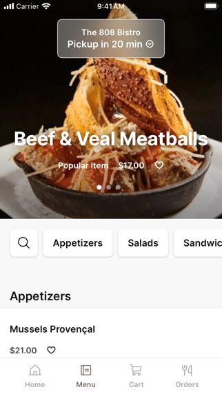 The 808 Bistro iPhone screenshot 2 - Food & Drink app