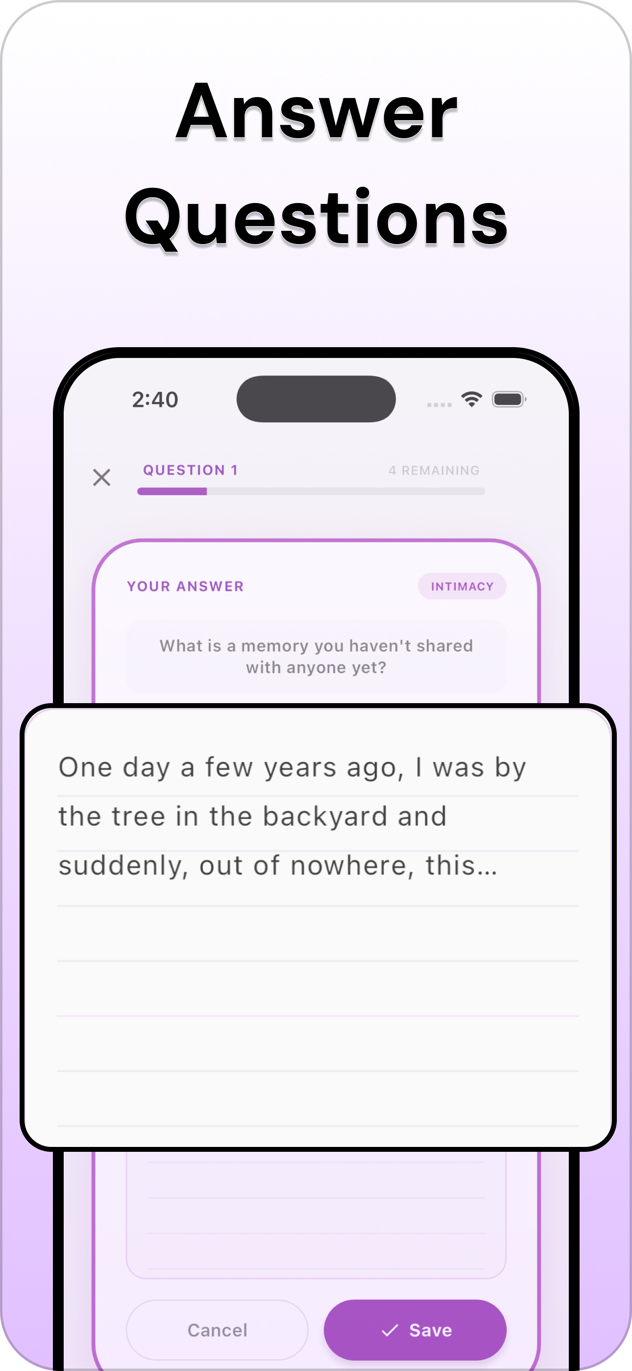 Deep Conversation & Questions screenshot 4