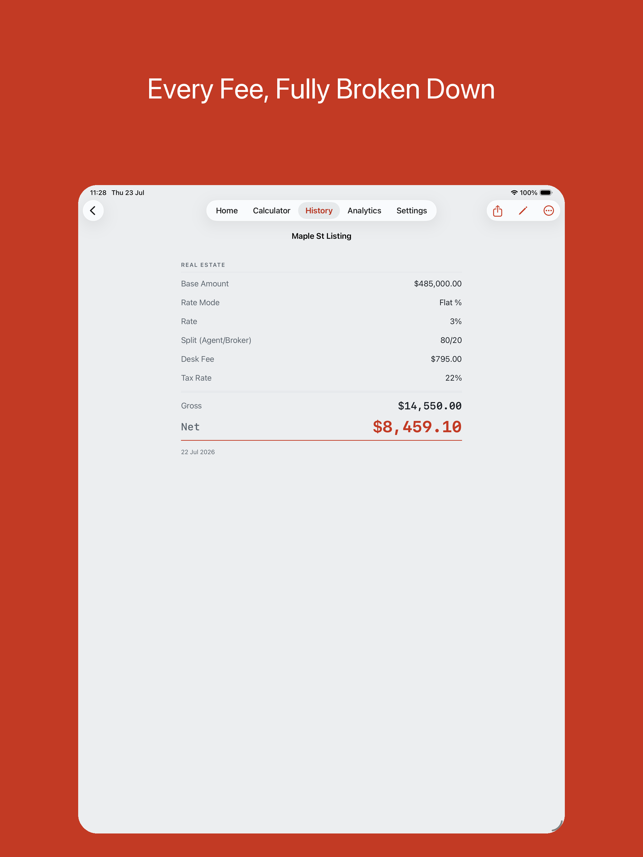 Commission Calculator - Comsy screenshot 10