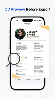 cv maker and ai cv builder iphone screenshot 3