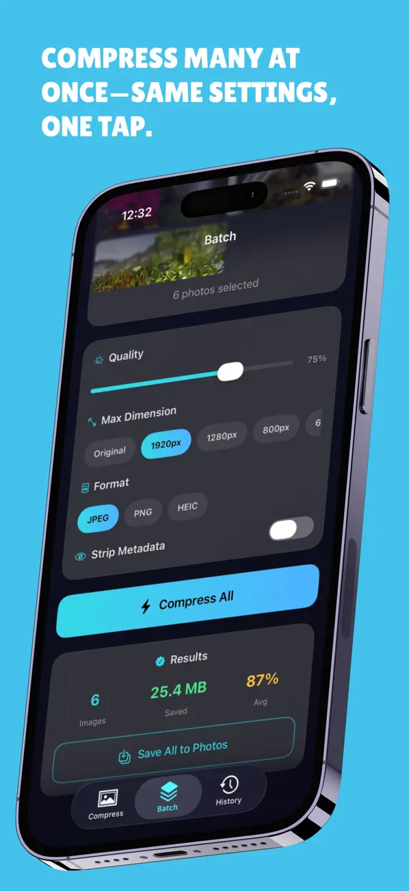 Screenshot #2 pour Squeeze – Compress Photos
