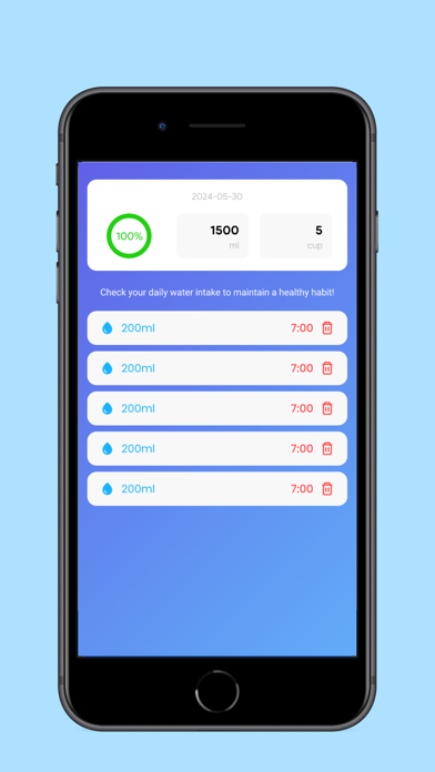Hydrate Coach Screenshot
