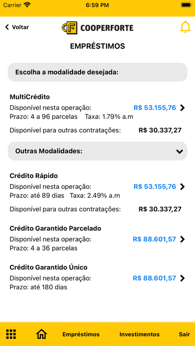 Cooperforte Screenshot