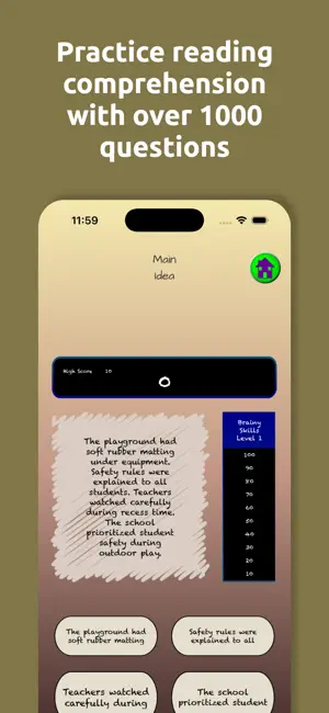Brainy Skills Main Idea screenshot 2