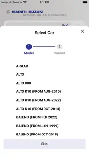 maruti suzuki parts kart iphone screenshot 3
