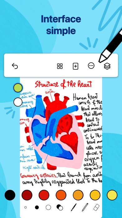 Screenshot #2 pour Tayasui Memopad - Notes, toile