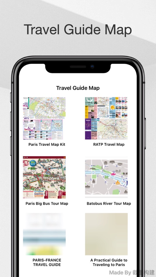#6. Paris Metro Map Guide (iOS) By: 敏 吴
