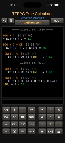 TTRPG Dice Calculator screenshot 1