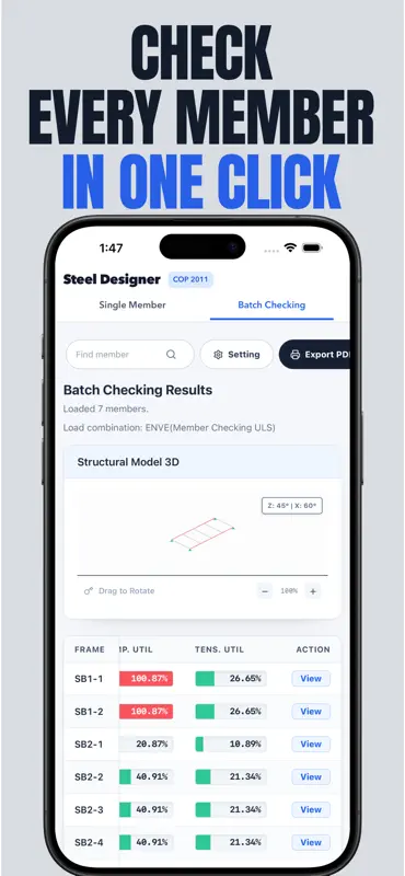 Steel Designer screenshot 3 of 4
