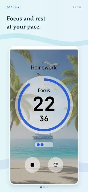Foculix: Pomodoro Focus Timer screenshot 1