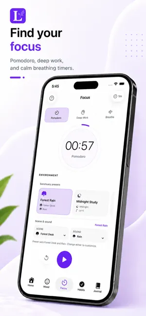 Loam - Mood, Habits & Focus screenshot 4