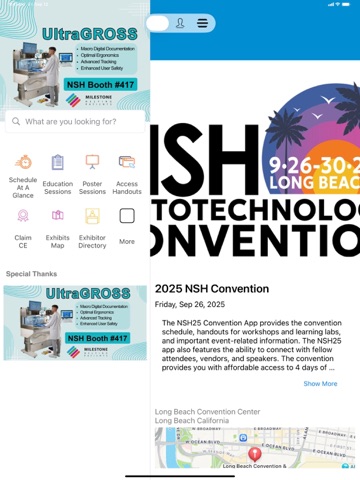 NSH Convention iPad screenshot