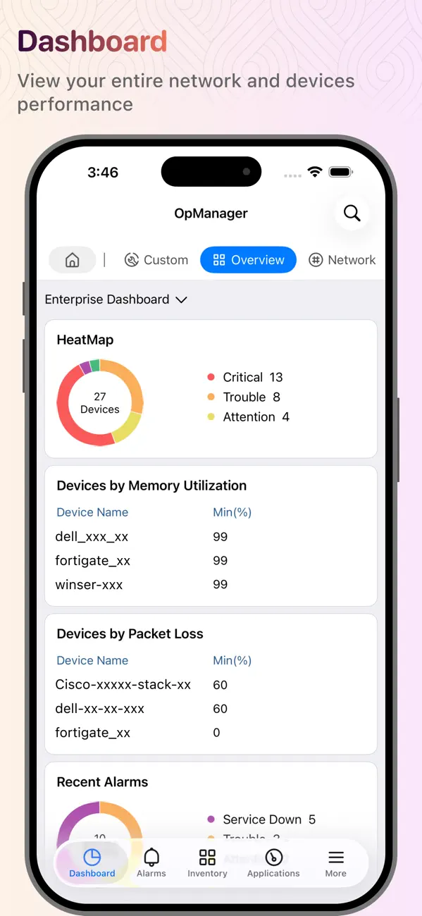 Screenshot #2 pour OpManager