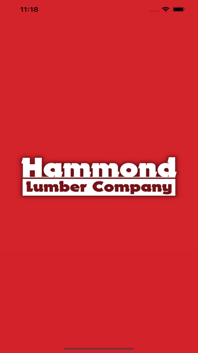 Hammond Lumber Company Screenshot